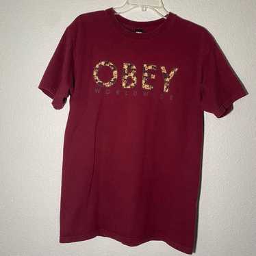 Obey Obey Floral Graphic Tee