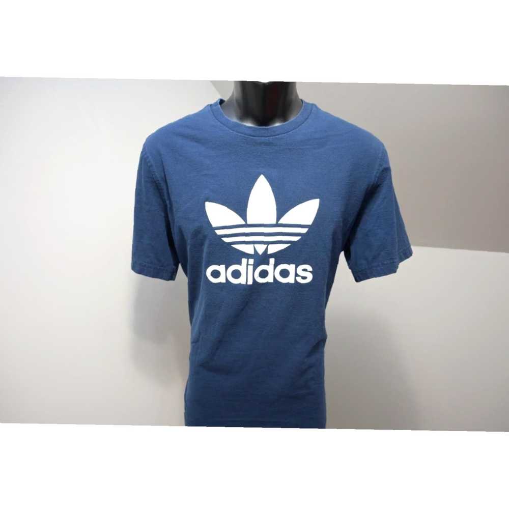 Adidas Authentic Mens Blue Vintage Style Cotton S… - image 2