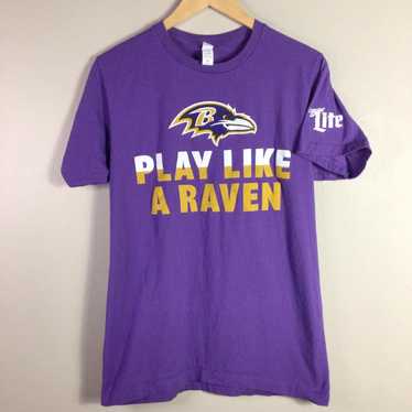 Tultex NFL Baltimore Ravens Miller Lite T Shirt Pu