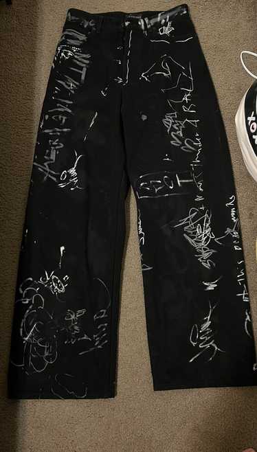 Balenciaga Balenciaga Graffiti Baggy Pants