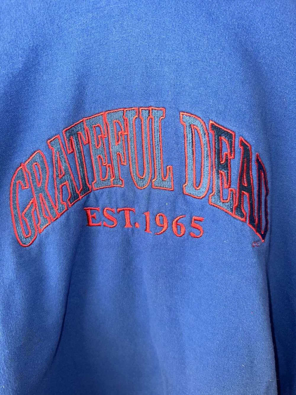 Grateful Dead Grateful Dead Embroidered Y2K Hoodi… - image 4