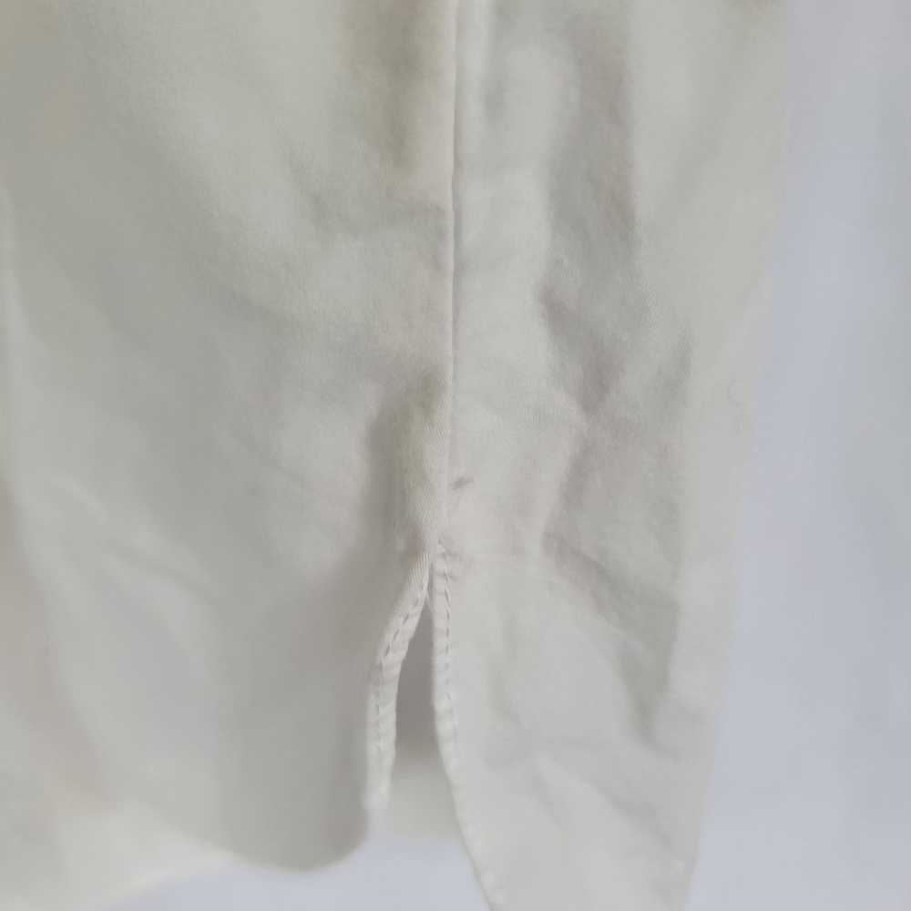 Zara Zara White Off the Shoulder Shirt Dress Size… - image 7