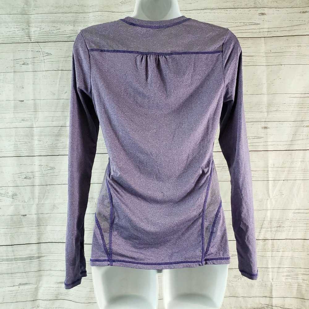 Athleta Purple Gray Long Sleeve Reflective Northe… - image 4