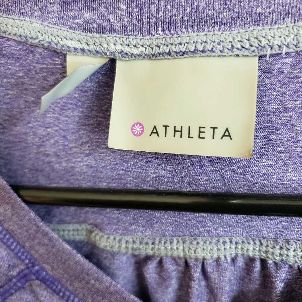 Athleta Purple Gray Long Sleeve Reflective Northe… - image 5