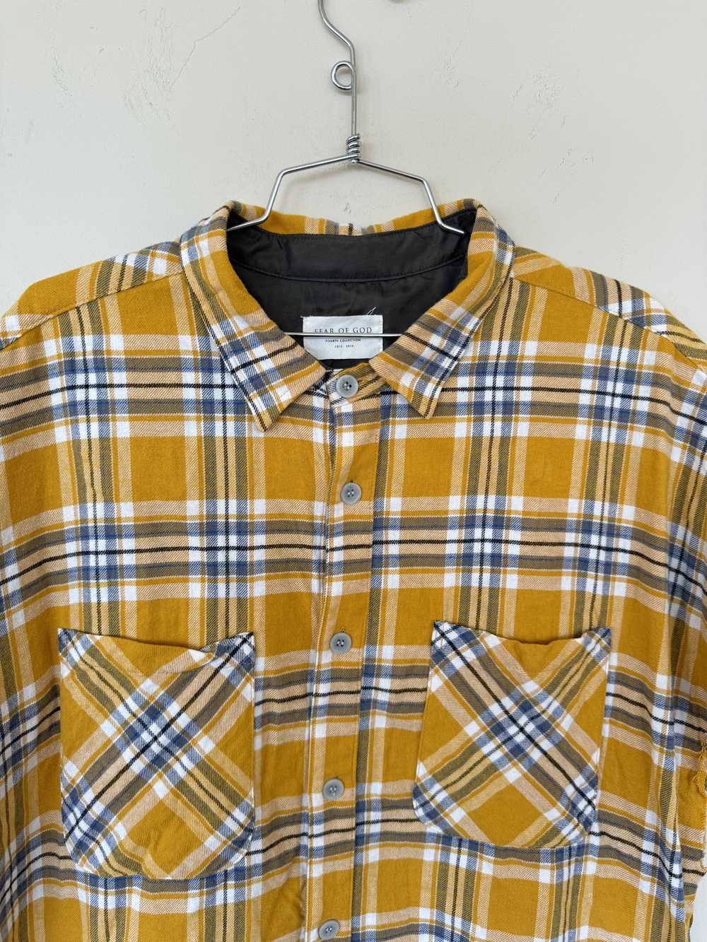 Fear of God Fear Of God Flannel Cut Off - image 3