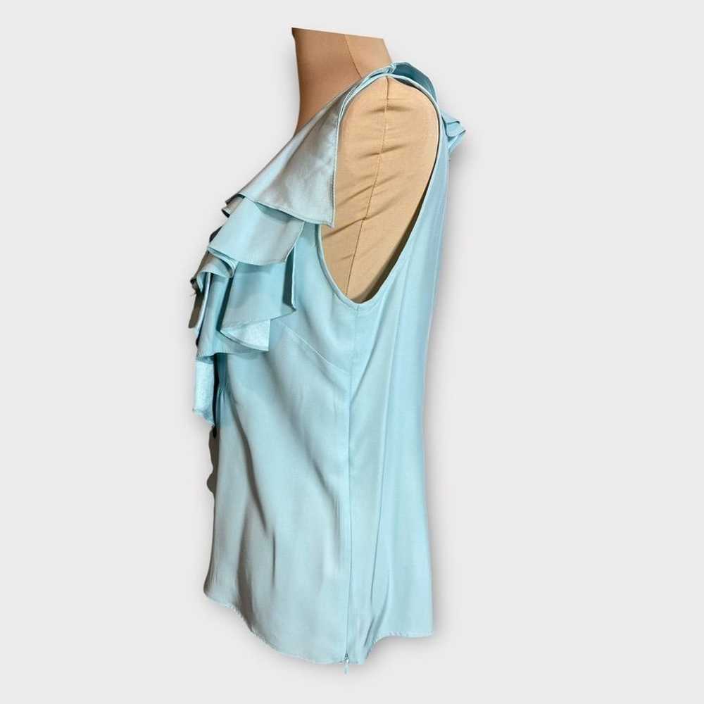 Lafayette 148 Lafayette 148 Silk Blouse Mint Teal… - image 3