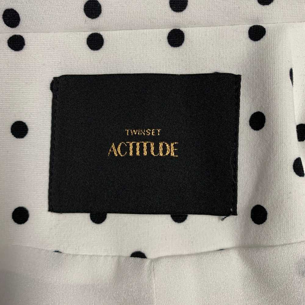 Designer TWINET ATITUDE White Black Polyester Ble… - image 6