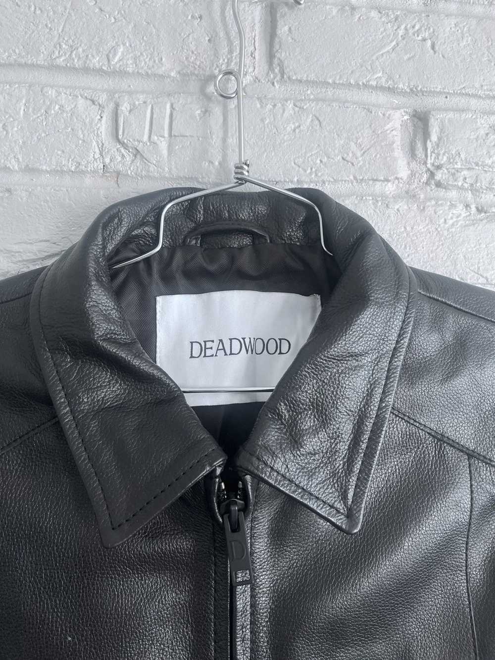 Deadwood Deadwood Patch Leather Jacket - image 3