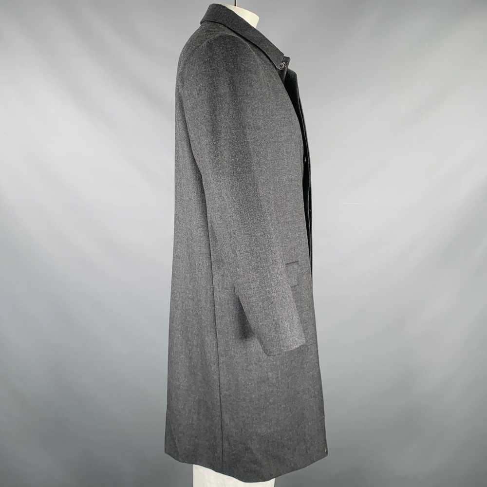 Prada PRADA Size 46 Grey Wool Hidden Buttons Coat - image 2