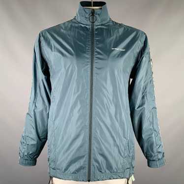 Off-White Teal Polyamide Zip Up Jacket - image 1