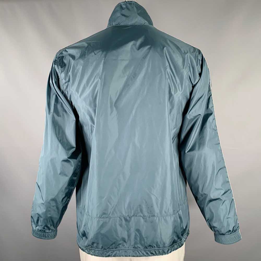 Off-White Teal Polyamide Zip Up Jacket - image 5