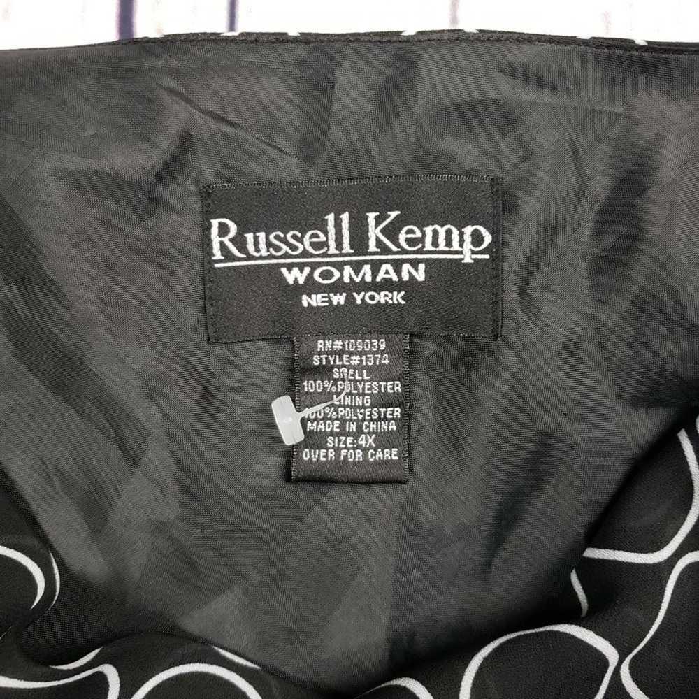 Other Russell Kemp Black White Circle Sheer Drape… - image 5