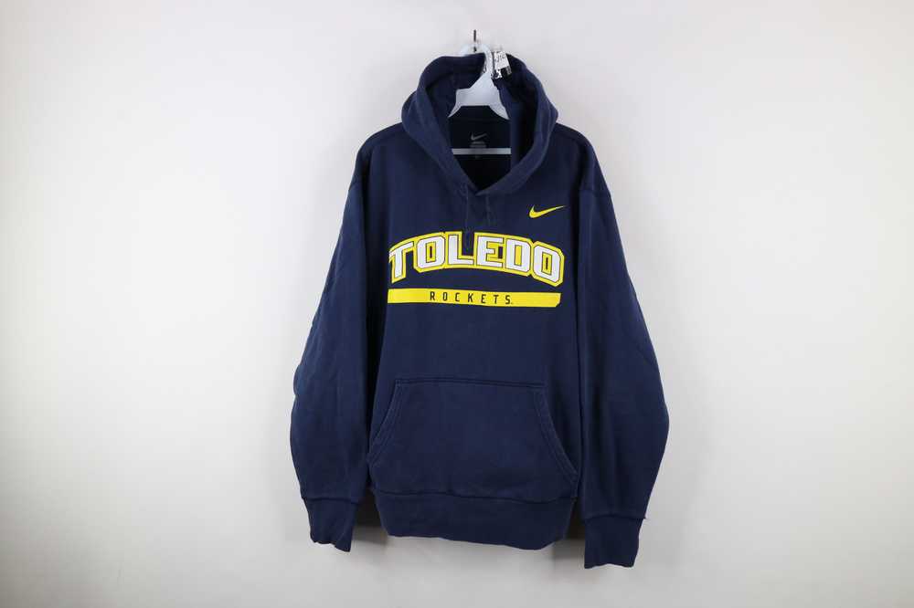 Nike × Vintage Nike Spell University of Toledo Rockets Hoodie Sweatshirt