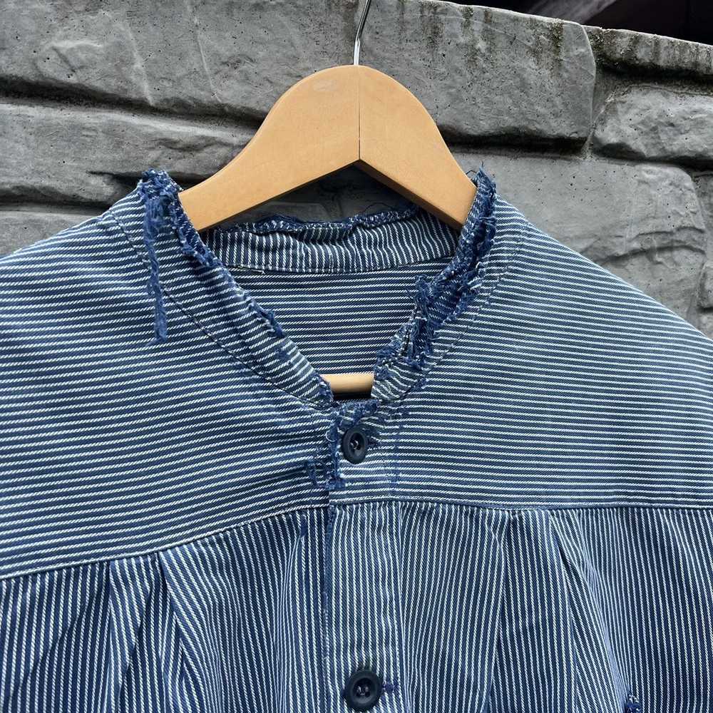 Vintage × Workers Vintage 70s Striped Worn French… - image 3