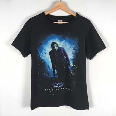 Batman The Dark Knight Joker hot T-Shirt 2008 Movie Promo Shirt Black Size S