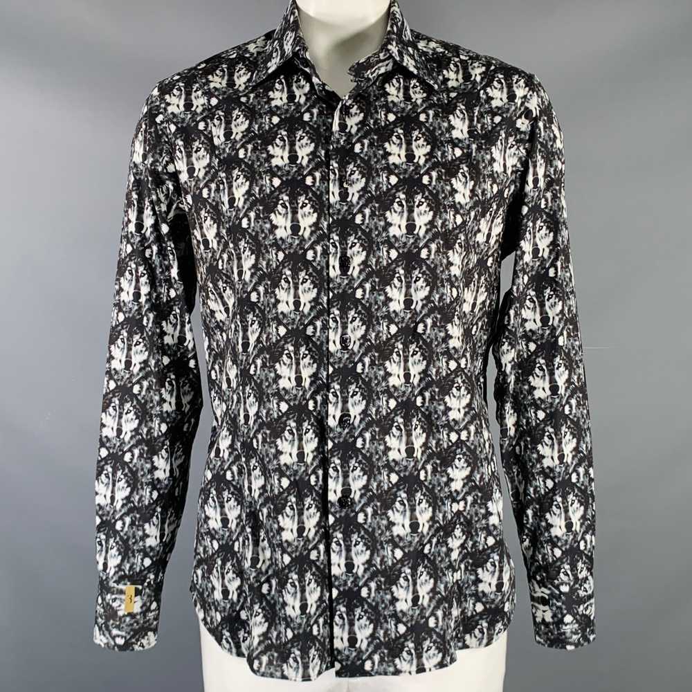 Designer BILLIONAIRE COUTURE Size XL Black White … - image 1