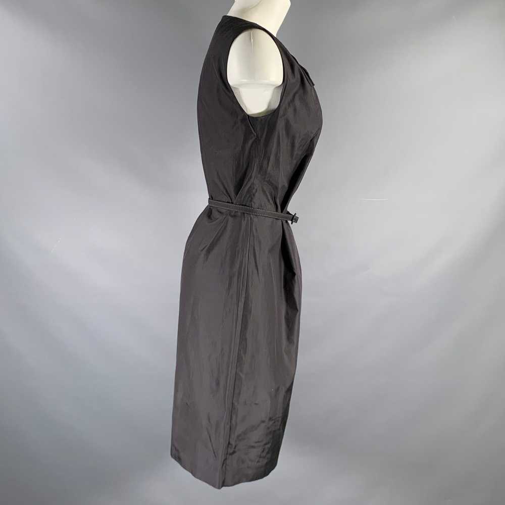 Max Mara MAX MARA Size 2 Black Bow Sleeveless Kne… - image 3