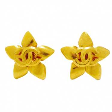 Chanel Chanel Earrings Coco Mark Flower Motif GP … - image 1