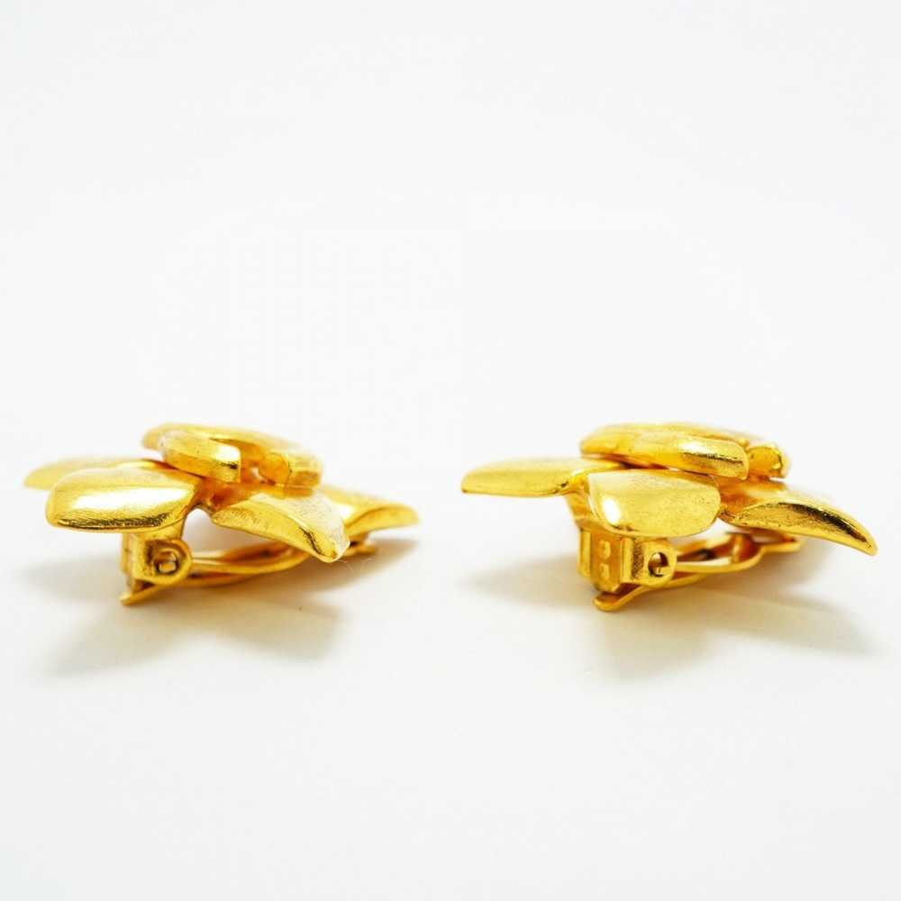 Chanel Chanel Earrings Coco Mark Flower Motif GP … - image 3