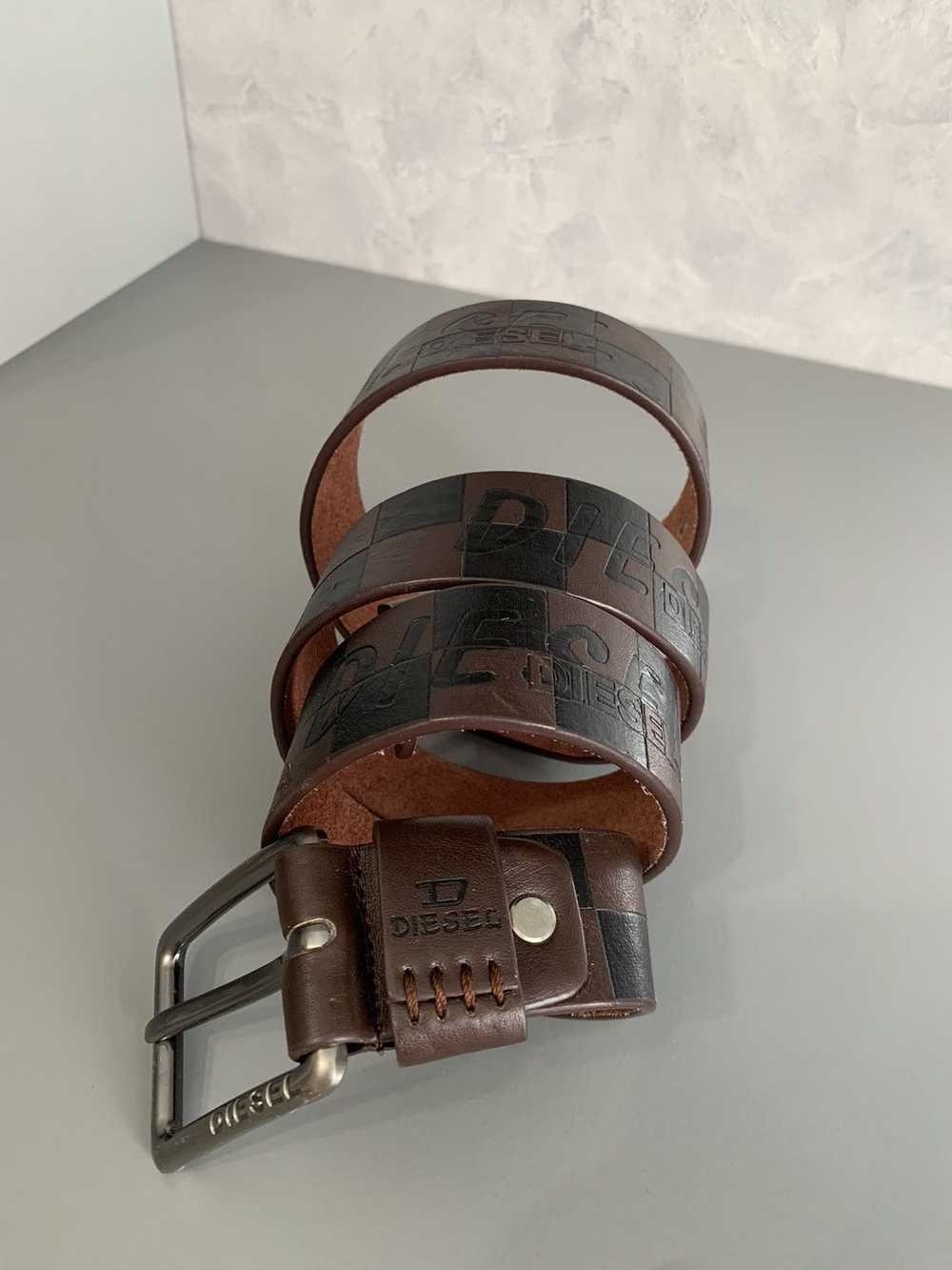 Diesel × Streetwear Vintage Diesel leather belt - image 2