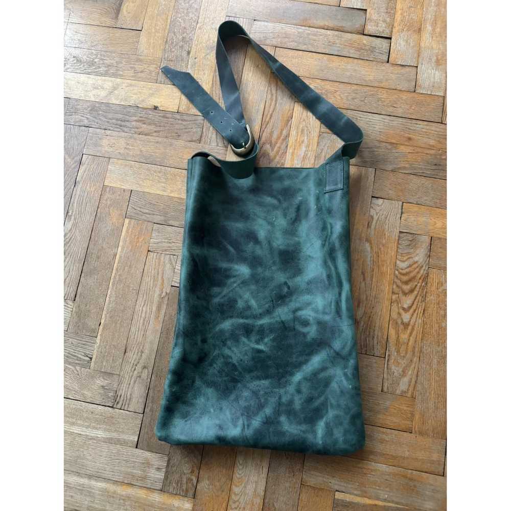 Non Signé / Unsigned Leather tote - image 4