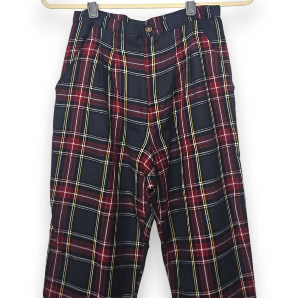 Urban Renewal XS Wmns Red Green Plaid Chino Pants… - image 3