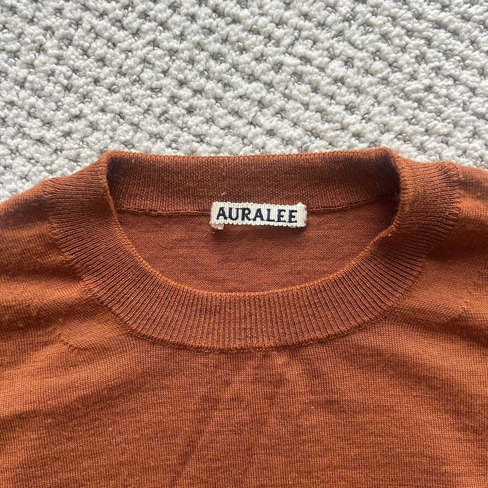 Auralee Wool Cashmere Crew Knit - image 3