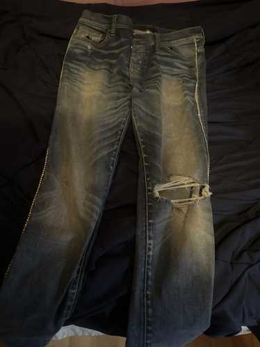 Amiri Amiri faded crystal jeans - image 1