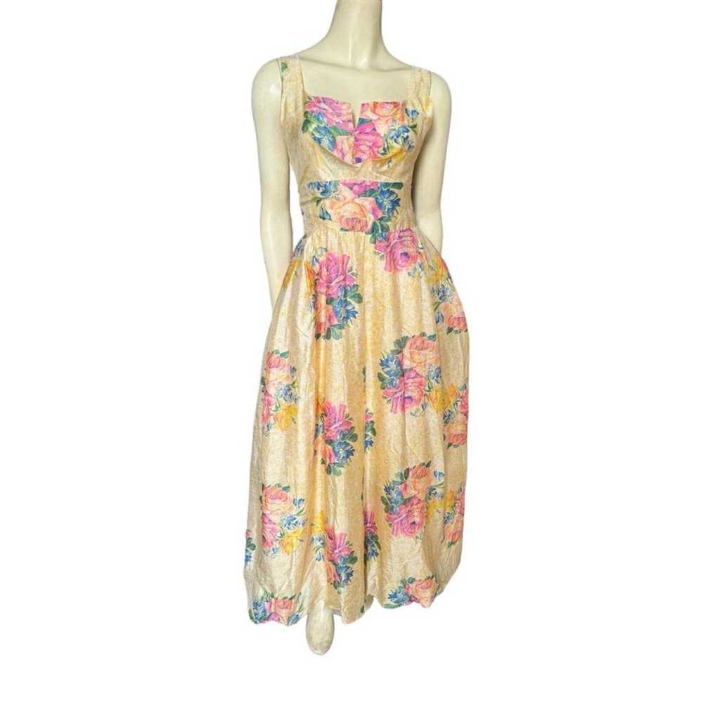 Non Signé / Unsigned Silk maxi dress - image 10