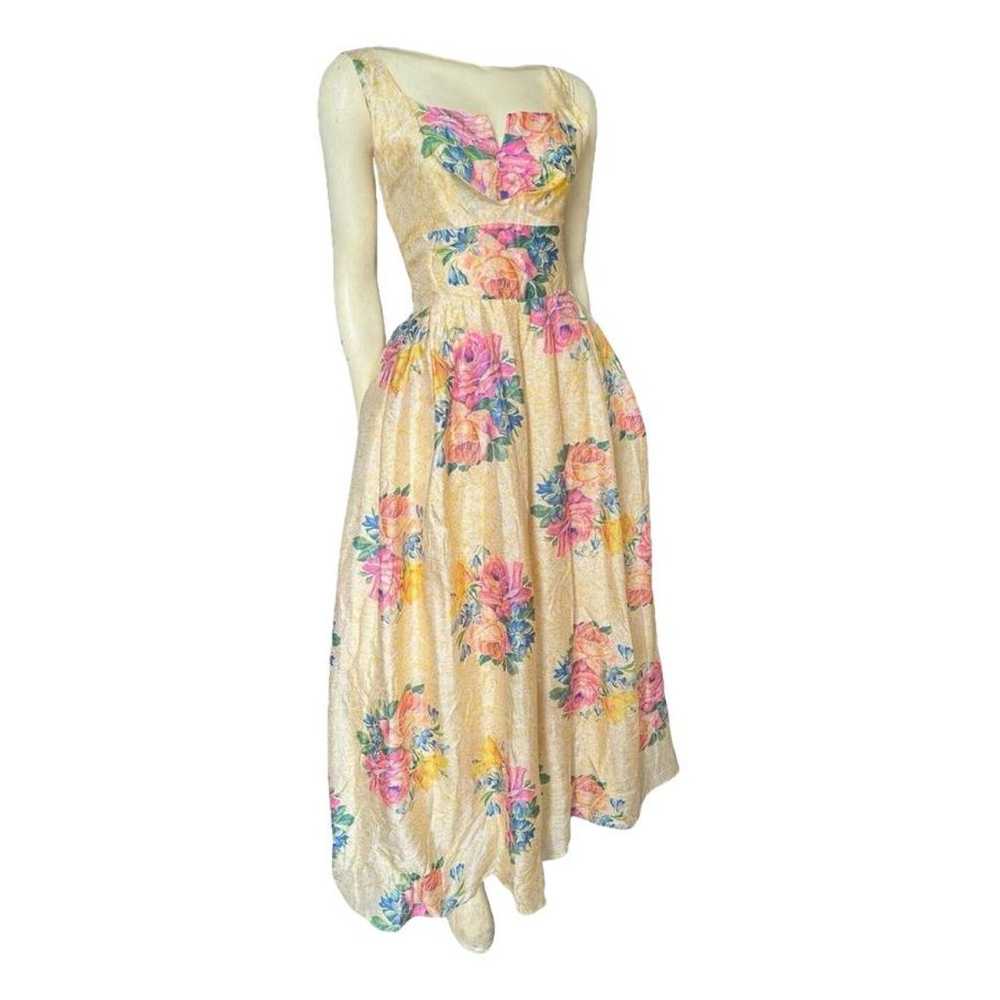 Non Signé / Unsigned Silk maxi dress - image 1