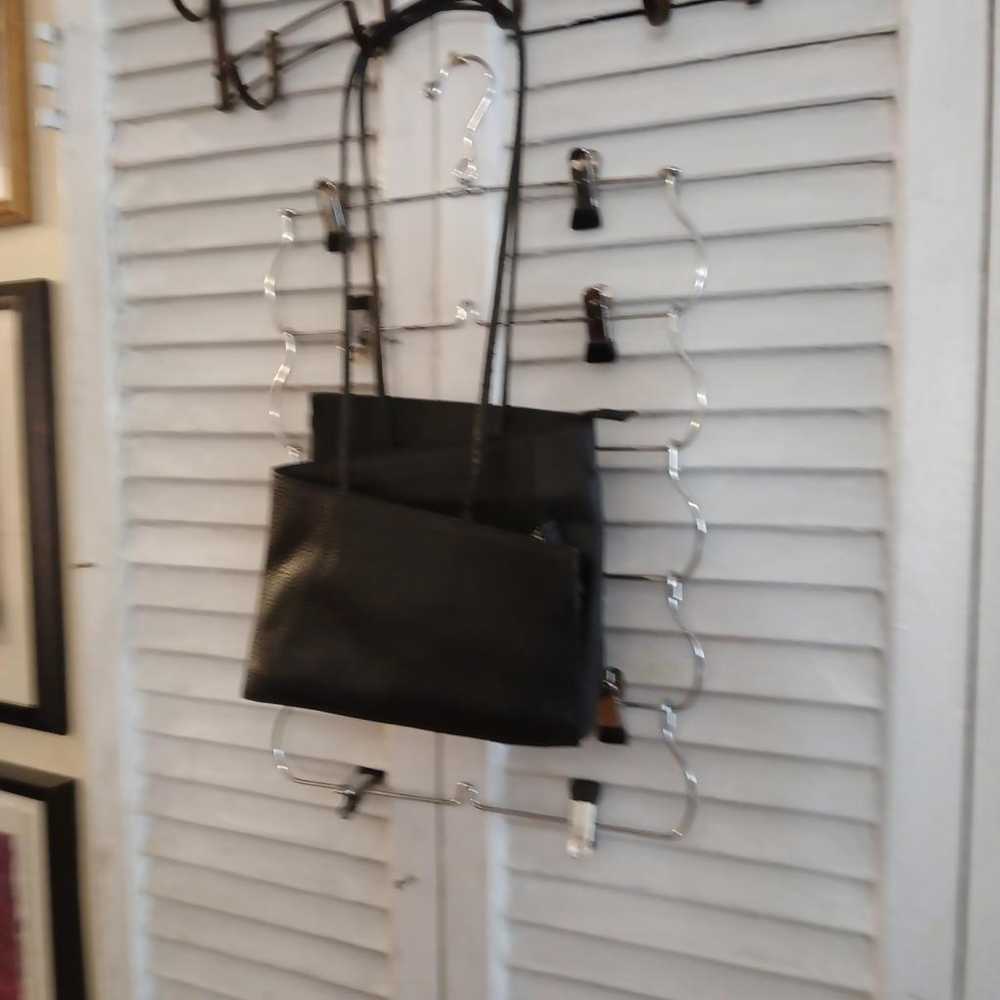 Non Signé / Unsigned Leather handbag - image 5