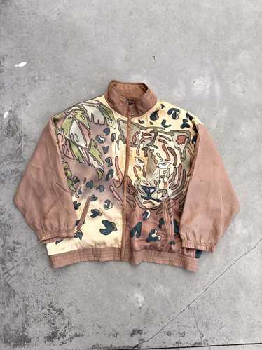 Art × Vintage VTG Mureli 100% Silk Leopard Lightwe