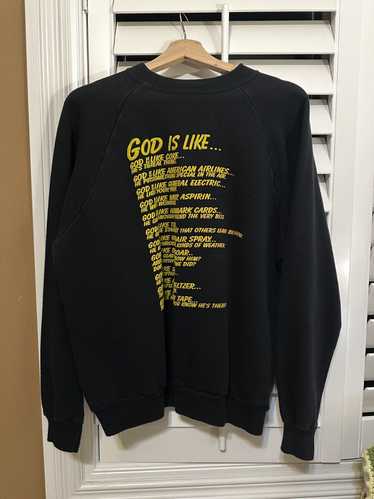 Hanes × Vintage 1990’s God Is Like… Puff Print Rag