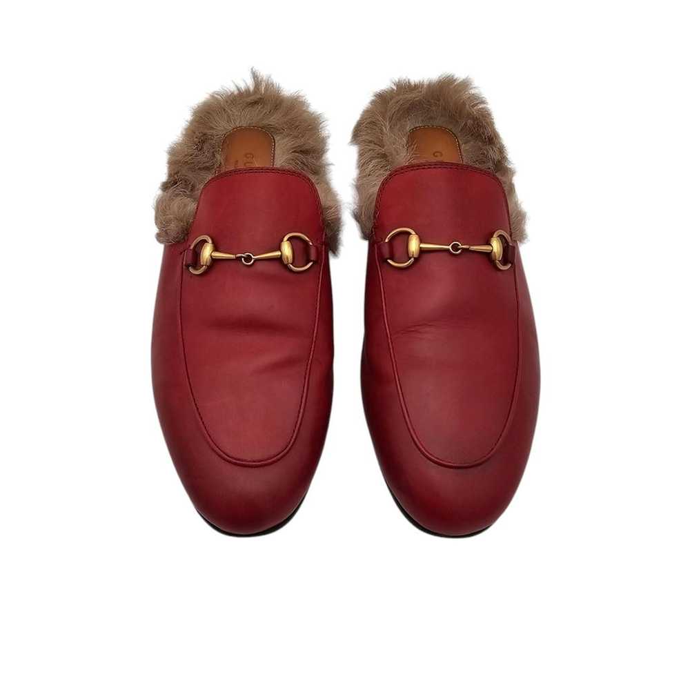 Gucci Princetown leather flats - image 2