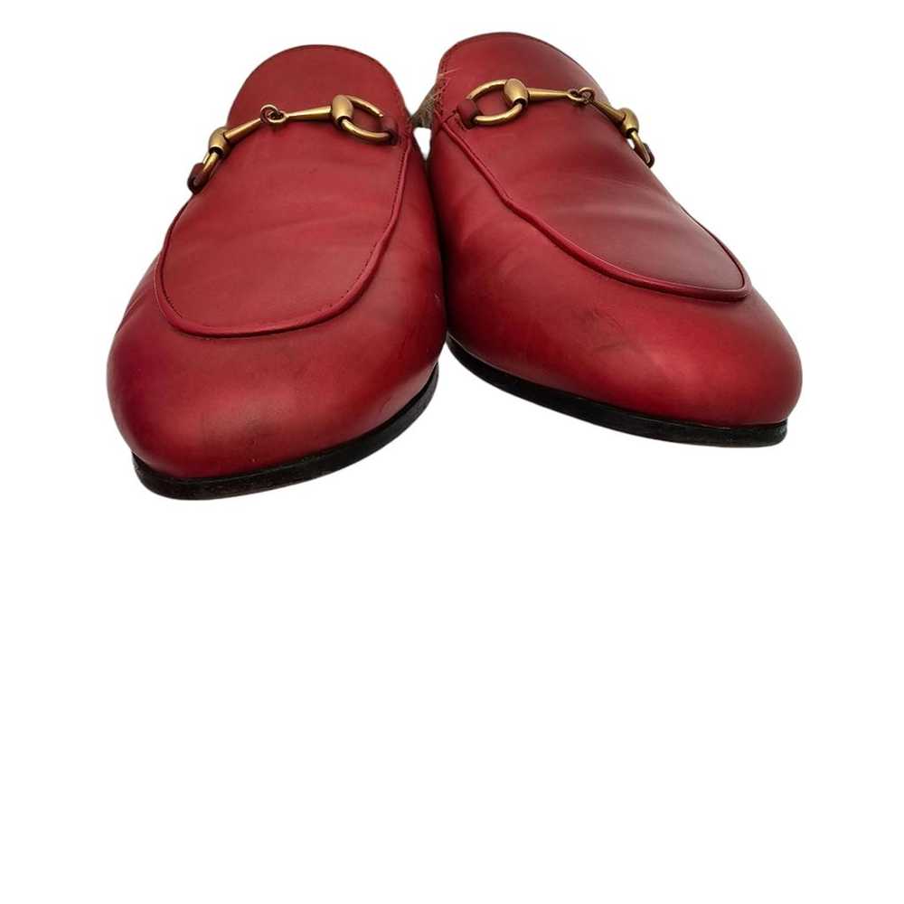 Gucci Princetown leather flats - image 3