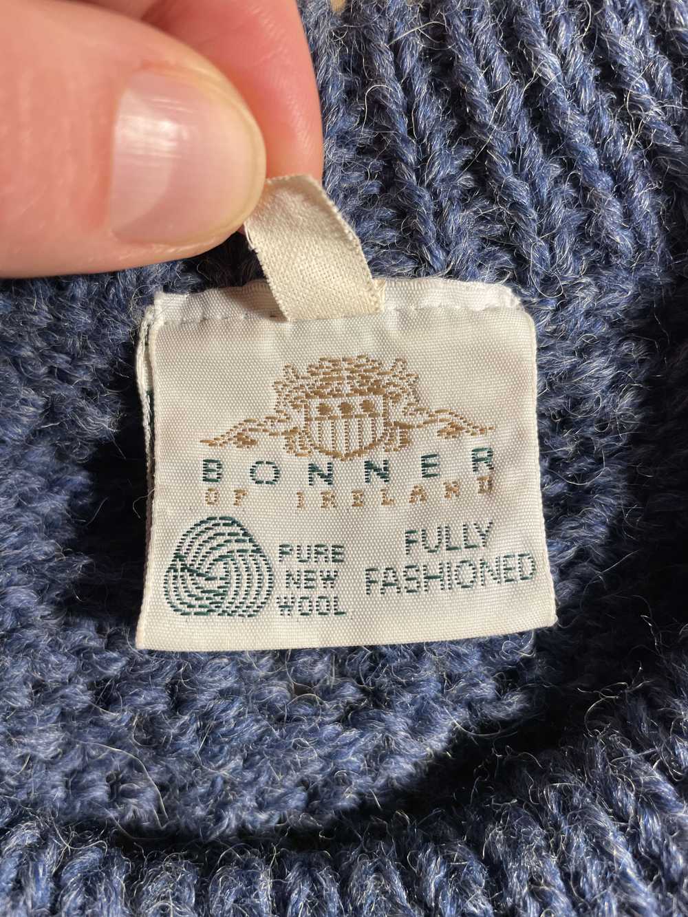 Vintage Bonner of Ireland cable knit sweater - image 7