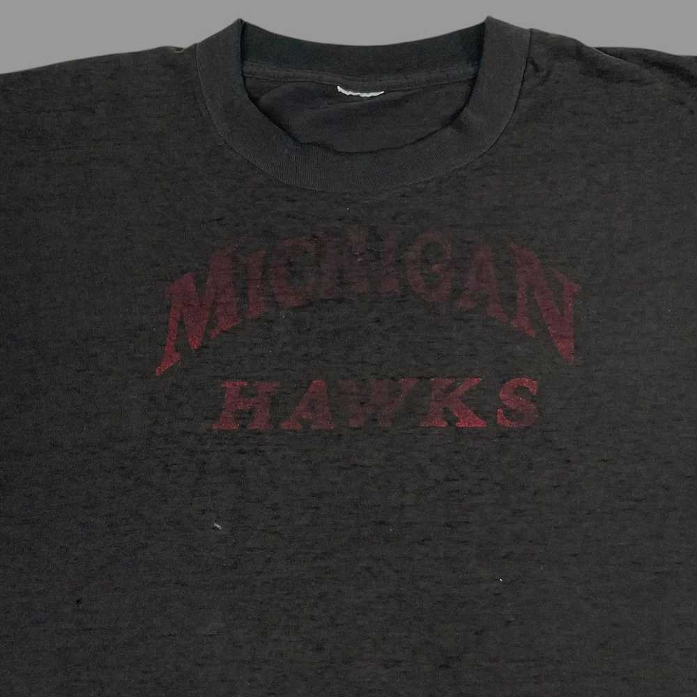 Very Rare × Vintage Vintage 90s faded college t s… - image 3