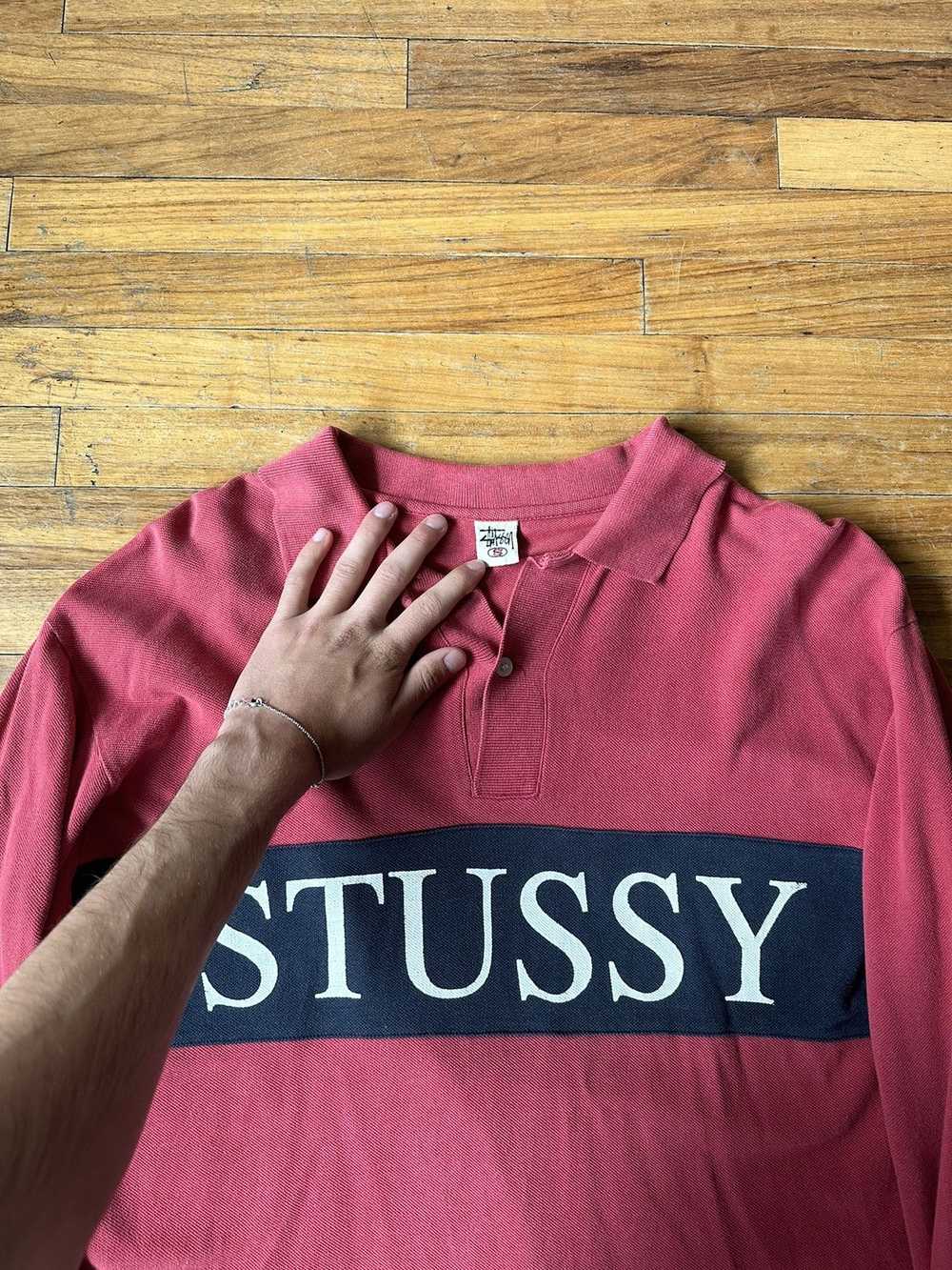 Stussy × Vintage vintage stussy rugby - image 2