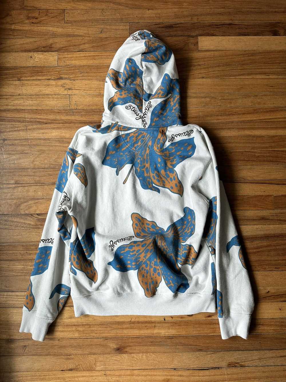 Stussy stussy floral hoodie - image 2