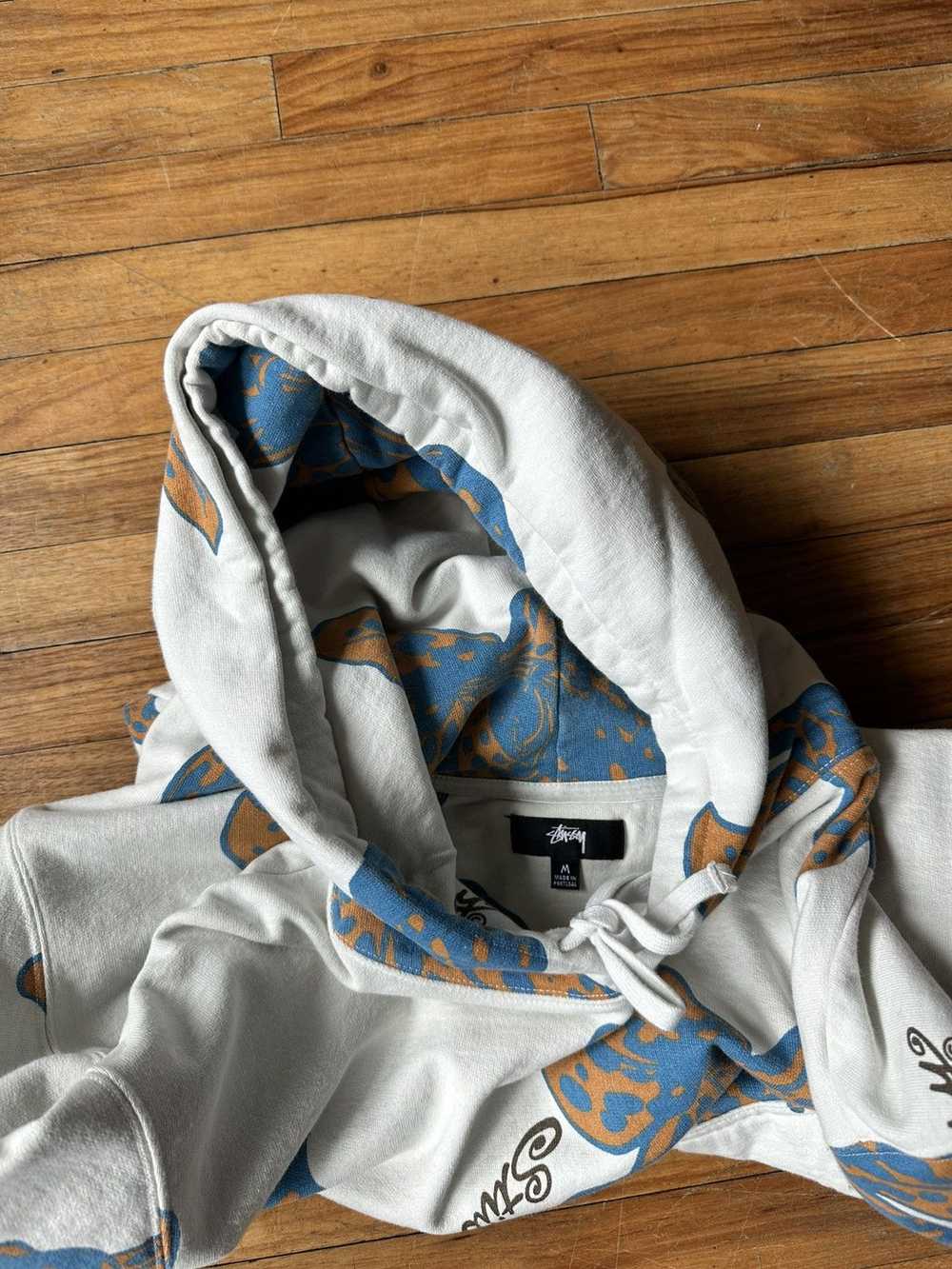 Stussy stussy floral hoodie - image 3