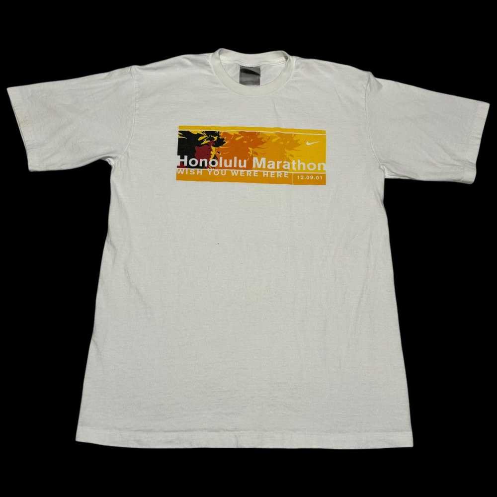 Nike × Tee Shirt × Vintage Nike 2001 Honolulu Mar… - image 1