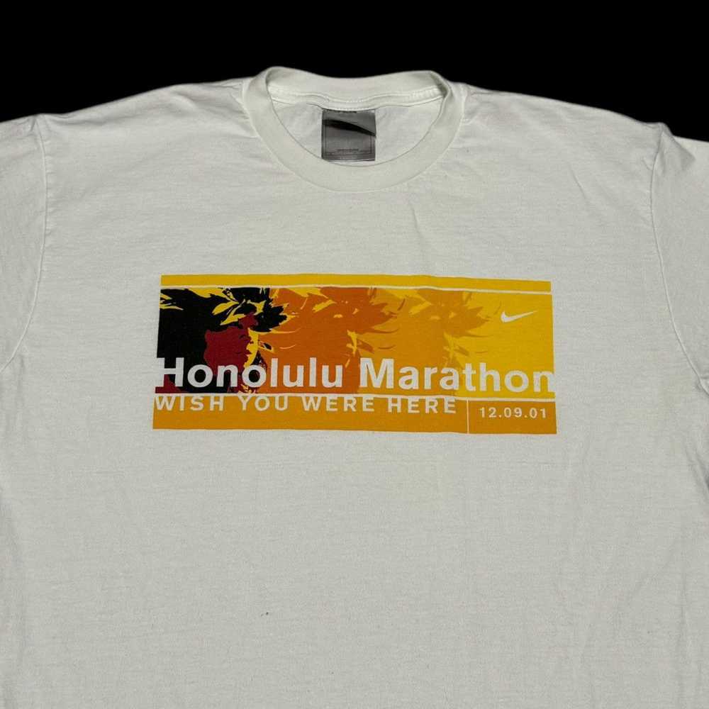 Nike × Tee Shirt × Vintage Nike 2001 Honolulu Mar… - image 2