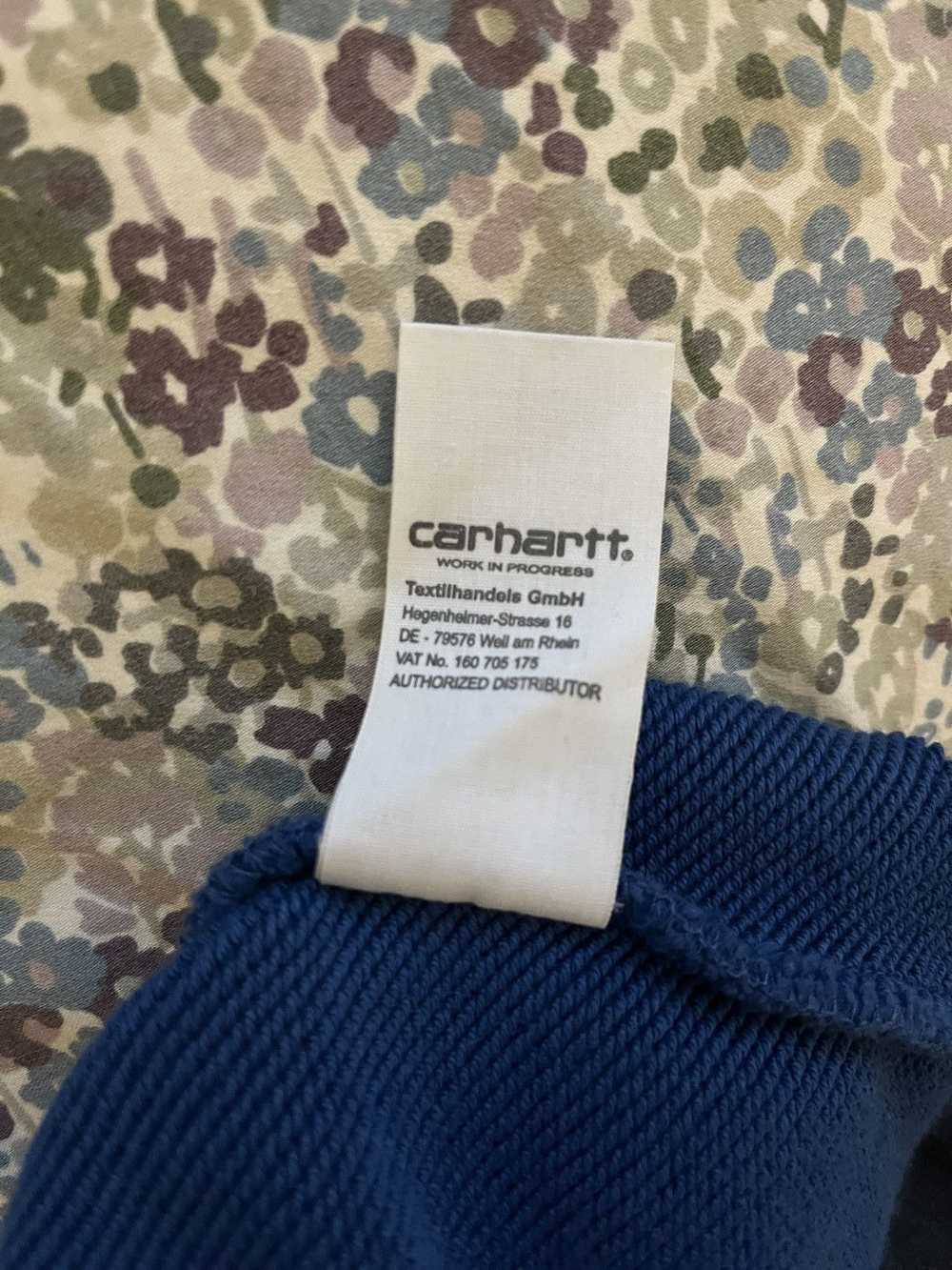 A.P.C. × Carhartt Wip Carhartt WIP x APC Blue Swe… - image 5