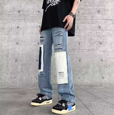 Japanese Brand × Jean × Streetwear Men's spring an