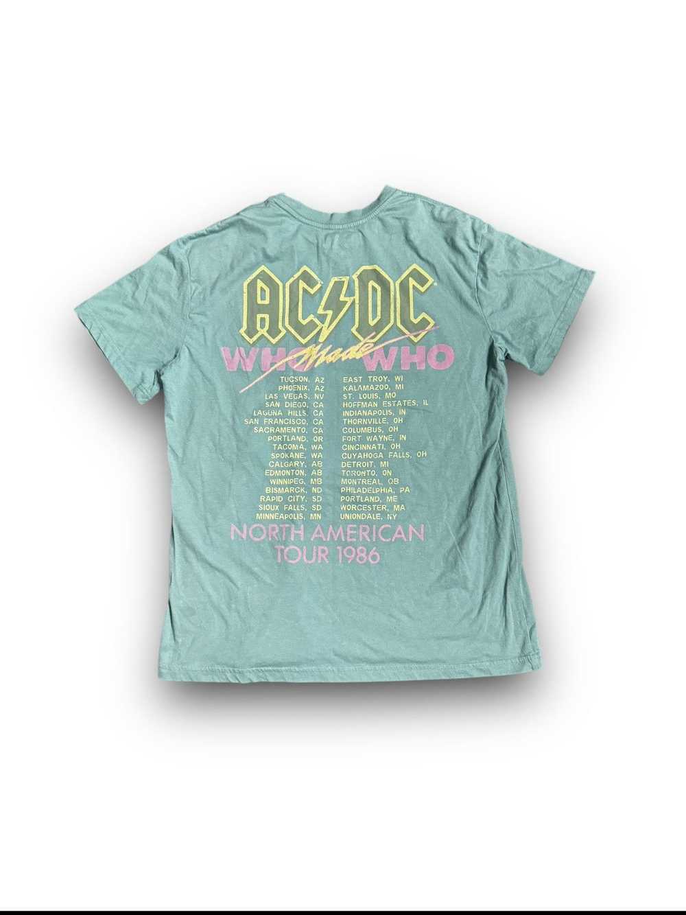 Ac/Dc × Band Tees AC/DC who made who album tour 2… - image 2