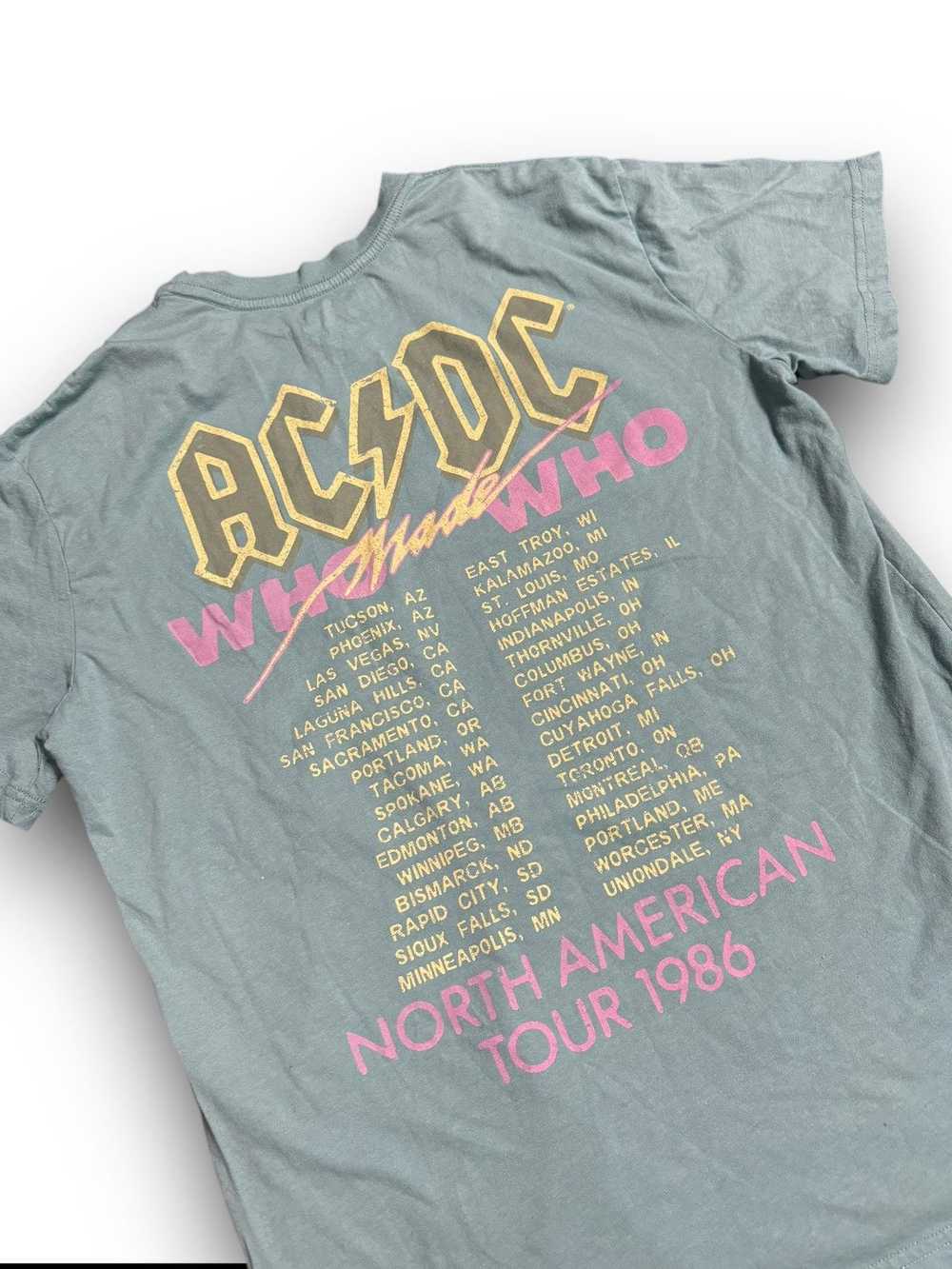 Ac/Dc × Band Tees AC/DC who made who album tour 2… - image 5