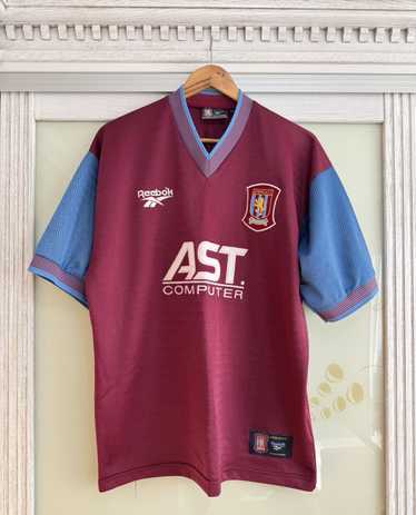 Reebok × Soccer Jersey × Vintage Vintage Aston Vi… - image 1