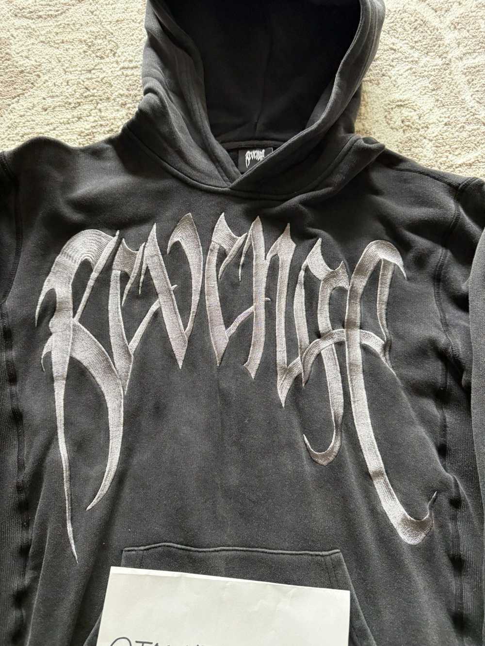 Revenge Revenge Black Wash Hoodie - image 2