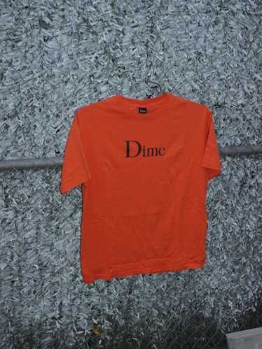 Dime Dime Logo T-Shirt - Orange - image 1