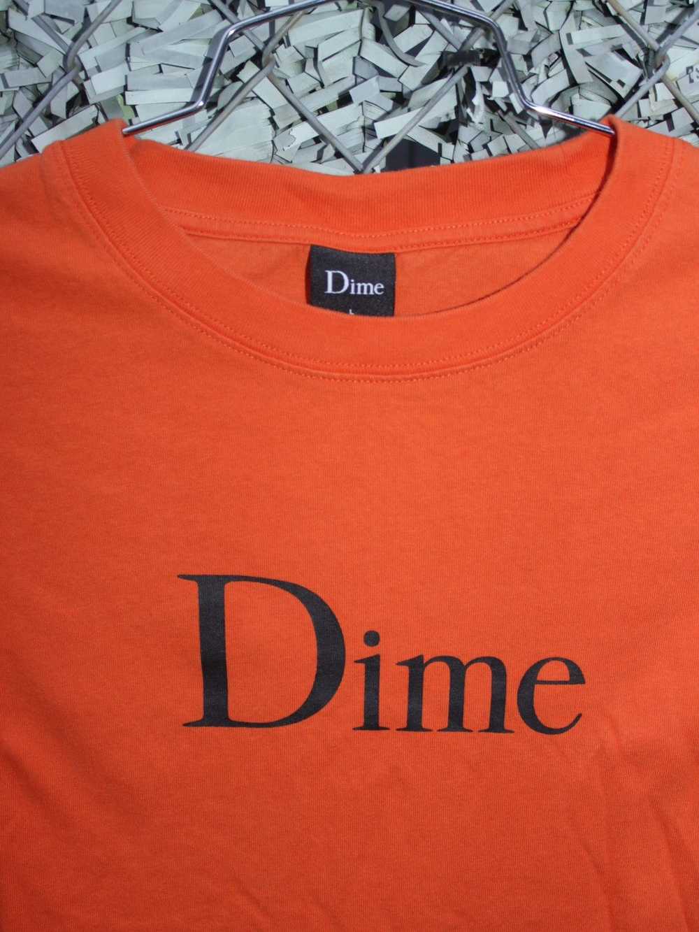 Dime Dime Logo T-Shirt - Orange - image 2